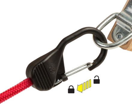 Bungee Strap With Carabiner Hook from Camperite Leisure