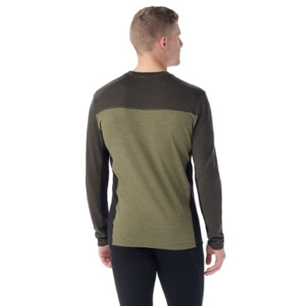 Smartwool Classic Thermal Merino Colorblock Crew Base Layer Top - Men's 2