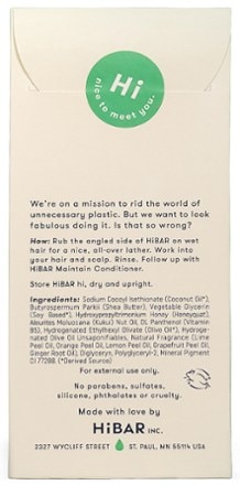 HiBAR Maintain Shampoo Bar 1