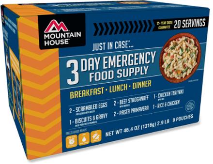 Mountain House Just in Case 3-Day Meal Kit | REI Co-op