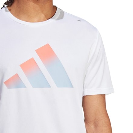 adidas Run Icons 3-Bar Logo T-Shirt - Men's 5