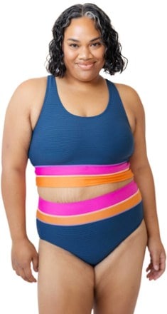 Nani Swimwear Cut Back Crop Swimsuit Top - Women's 1