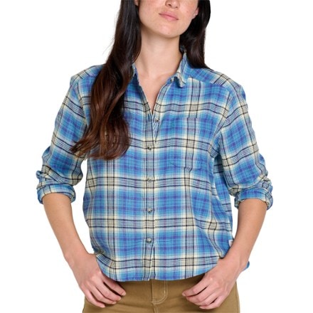 Toad&Co Re-Form Flannel Boxy Long-Sleeve Shirt - Women's 2