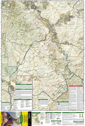 National Geographic Sycamore Canyon / Verde Valley Topographic Map 2