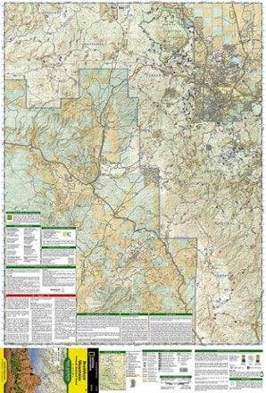 National Geographic Bradshaw Mountains Topographic Map 1