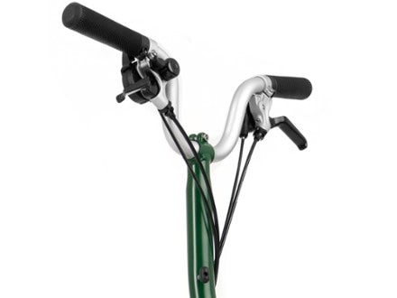 Brompton C Line Explore Folding Bike with Rack - Mid 9