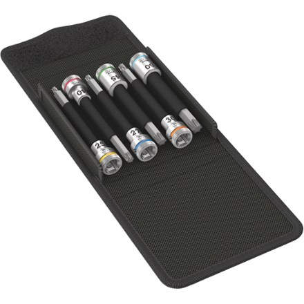 Wera 8767 B TORX HF 1 Zyklop Bit Socket 6-Piece Set with 3/8" Drive and Holding Function 0