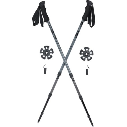 Tubbs 3-Piece Day Hiking Snowshoe Poles - Pair 0