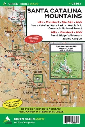 Green Trails Map 2886S - Santa Catalina Mountains 0