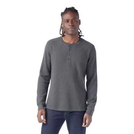 Smartwool Waffle Long-Sleeve Henley Top - Men's 1