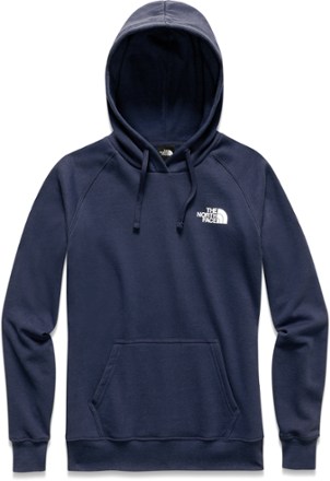 the north face men's red box pullover hoodie