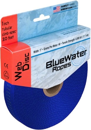 BlueWater 1" Climb-Spec Tubular Webbing - 30 ft. 0