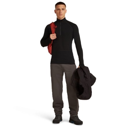 Icebreaker Merino 200 ZoneKnit Long-Sleeve Half-Zip Base Layer Top - Men's 2