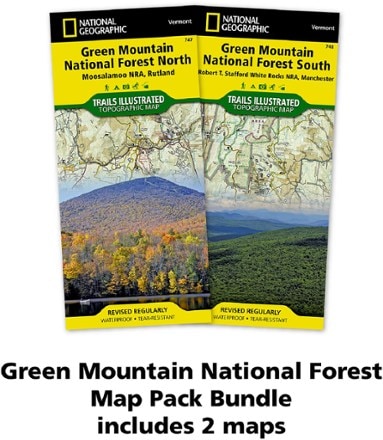 National Geographic Green Mountain National Forest Topographic Map Pack 1