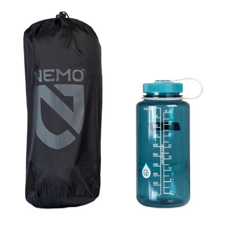 NEMO Fillo King Luxury Camping Pillow Water bottle not included