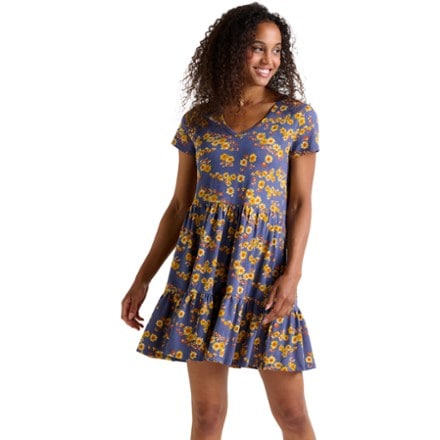 Toad&Co Marley Tiered Short-Sleeve Dress 0