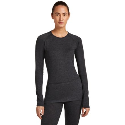 Icebreaker Merino 260 ZoneKnit Long-Sleeve Crew Base Layer Top - Women's 1