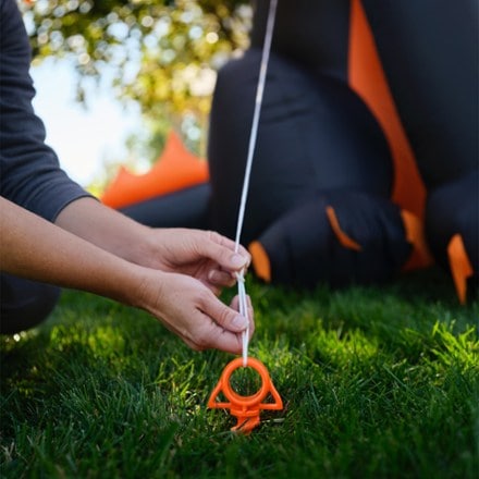 Nite Ize Orange Screw Ultimate Ground Anchors - Large - Package of 2 9