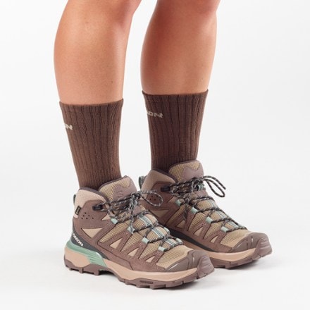 Salomon X Ultra 360 Leather Mid GORE-TEX Hiking Boots - Women's 6
