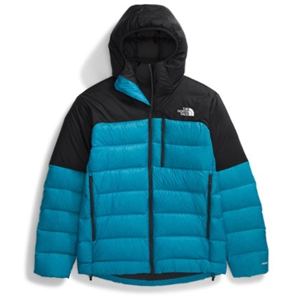 North face blue and black puffer jacket hotsell