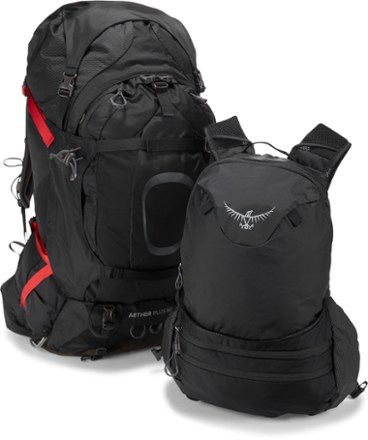 Osprey Aether Plus 60 Pack - Men's DayLid conversion