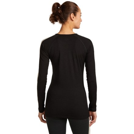 Icebreaker Merino 200 Oasis Long-Sleeve Crewe Base Layer Top - Women's 1