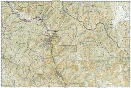 National Geographic Sun Valley, Ketchum Topographic Map 2