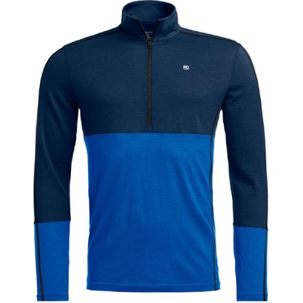 Ortovox 185 Rock'N'Wool Zip Neck Base Layer Top - Men's 0