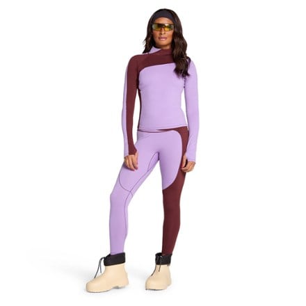 SENIQ Wool Sculpt Merino Mock-Neck Long-Sleeve Base Layer Shirt - Women's 2