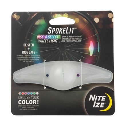 Nite Ize SpokeLit LED Wheel Light with Disc-O Select 4