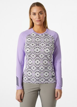 Helly Hansen Lifa Active Graphic Crew Base Layer Top - Women's 1