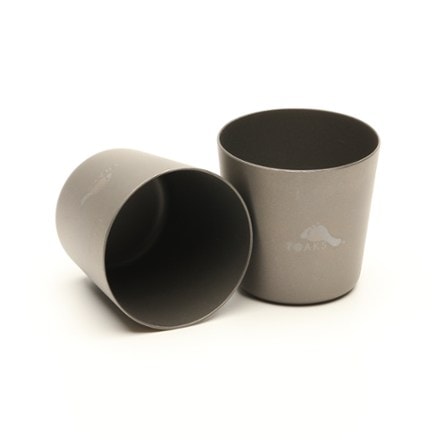 TOAKS Titanium Shot Glasses - Package of 2 3