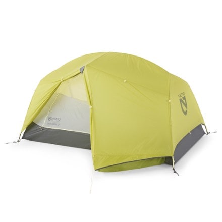 NEMO Dagger OSMO 2P Tent 3/4 front view with rainfly