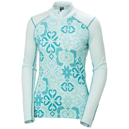 Helly Hansen LIFA Merino Midweight 2-in-1 Graphic Half-Zip Base Layer Top - Women's 0