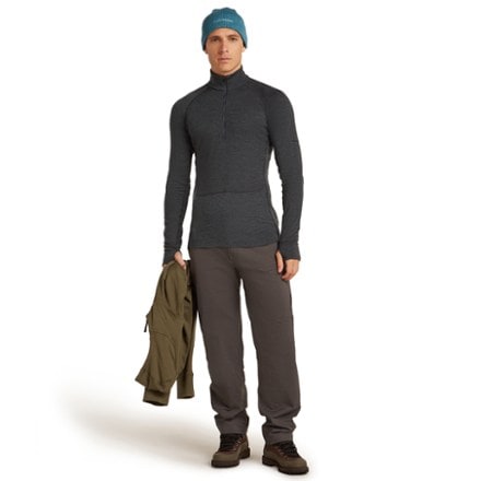 Icebreaker Merino 260 ZoneKnit Long-Sleeve Half-Zip Base Layer Top - Men's 10