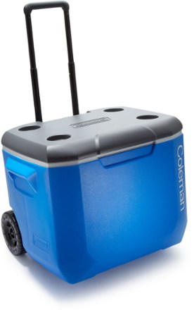 coleman 56 quart wheeled cooler