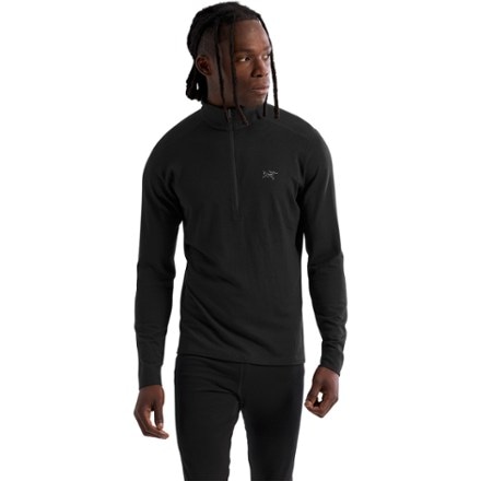 Arc'teryx Rho Merino Wool Zip-Neck Base Layer Top - Men's 1