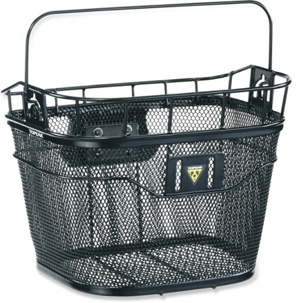 black bike basket