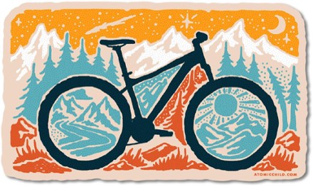 Atomicchild Mountain Bike Sticker 0