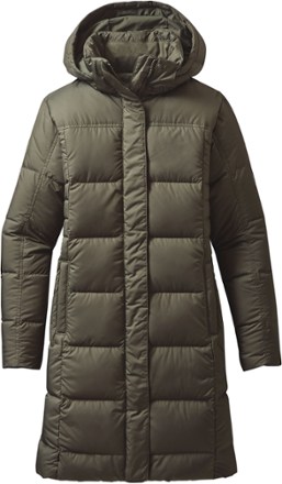 patagonia women's black down jacket