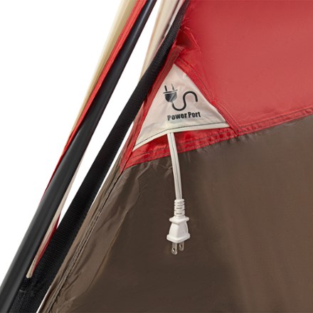 Mountain Summit Gear Everywhere Plus 6 Tent BROWN/KHAKI/RED (power cord not included)