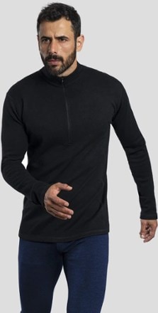 Arms of Andes 300 Lightweight Alpaca Wool Half-Zip Base Layer Top - Men's 3