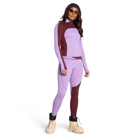 SENIQ Wool Sculpt Merino Mock-Neck Long-Sleeve Base Layer Shirt - Women's 4