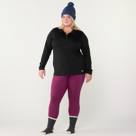 REI Co-op Merino 185 Long-Sleeve Half-Zip Base Layer Top - Women's Plus Sizes 3