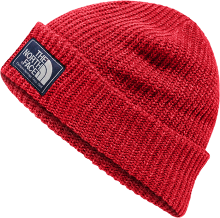 north face red beanie