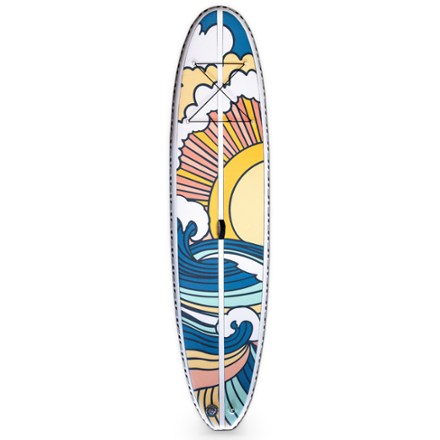 Pau Hana Big EZ Air Stowaway Lite Stand Up Inflatable Paddle Board with Paddle - 11' 2