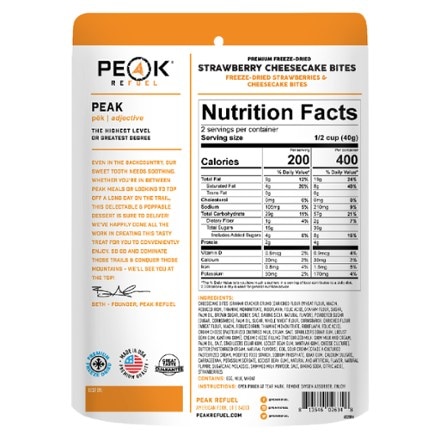 PEAK REFUEL Strawberry Cheesecake Bites - 2 Servings 1