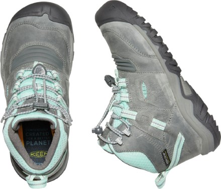 KEEN Ridge Flex Waterproof Hiking Boots - Big Kids' 4