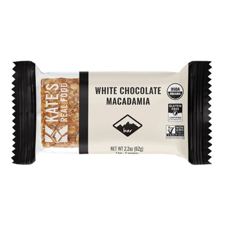 Kate's Real Food White Chocolate Macadamia Bar 0