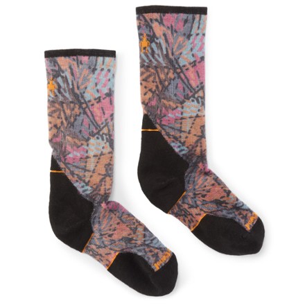 Smartwool Trail Run Targeted Cushion Triangle Prism Print Crew Socks - Women's 1